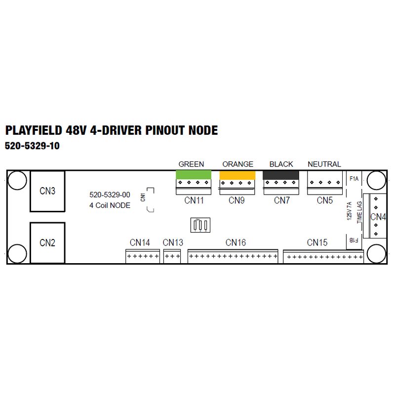 Node Board 48 Volt 4 Driver